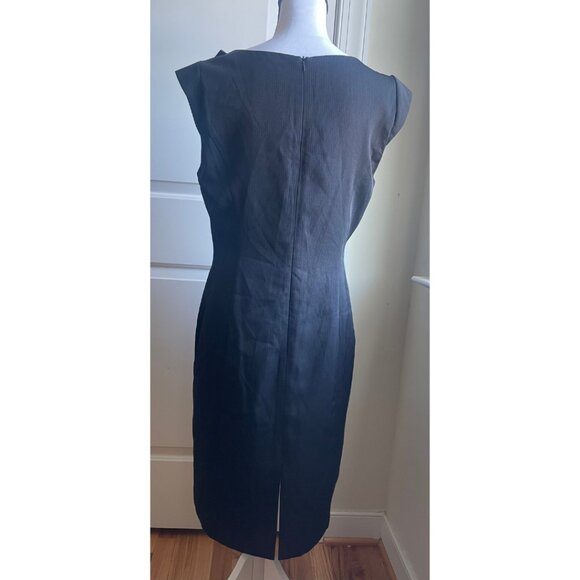 Studio I Charcoal Pinstripe Dress - Picture 3 of 8